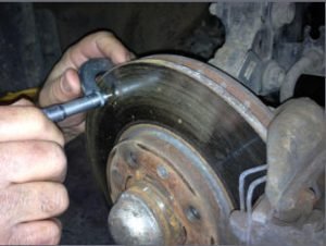 Brake rotor measurement