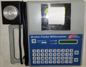 Electronic digital brake tester meter