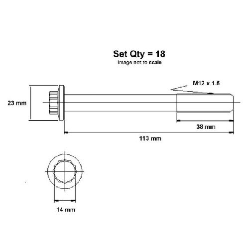 Nissan TD27 cylinder head bolts specifications