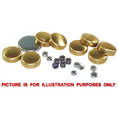 50MM BRASS CUP WELCH PLUG Pack of 10 frost / freeze plugs