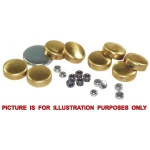25mm Brass Cup - Welch Plug Pack of 10