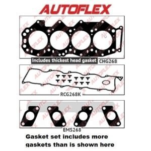 Mazda B2500 UF 2.5 Litre Diesel Engine: WL - Autoflex VRS GASKET SET