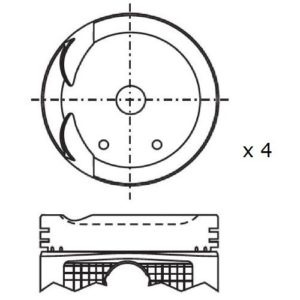 Daihatsu Terios J102 1.3 Lt K3-VE Pistons set