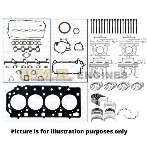 Hyundai TQ iLoad D4CB 2.5 Lt Engine Rebuild Kit